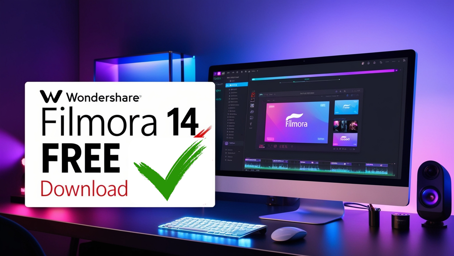 Wondershare Filmora 14 Free Download Without Watermark (100% Fixed)