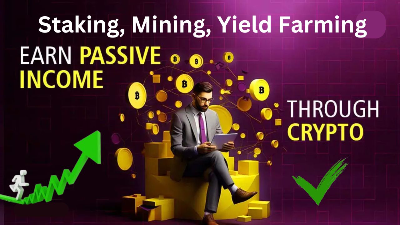 How to Earn Passive Income in Crypto: Staking, Mining, and Yield Farming